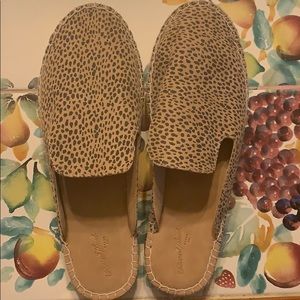 Cheetah Print Mules